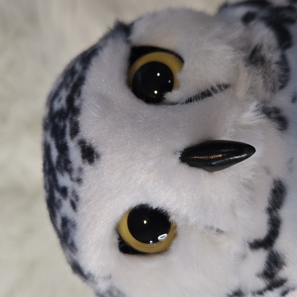 Folkmanis Small Snowy Owl Puppet K - Picture 9 of 13